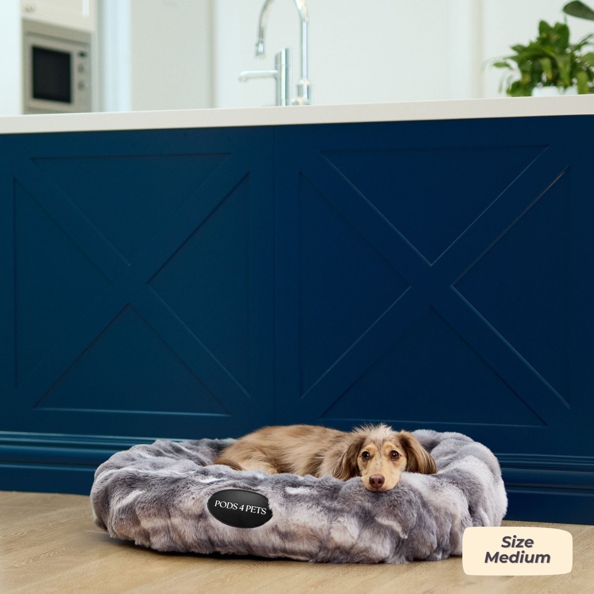 Hugo Medium Pod Two Tone Grey